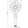 Лейка 3-функциональная WASSERKRAFT A348